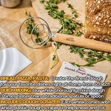 Danish Dough Whisk for Effortless Baking Mastery