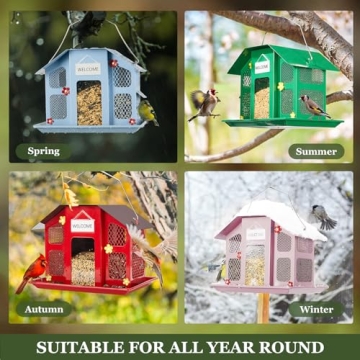 Durable Kingsyard Wild Bird Feeder - Attract Beautiful Birds