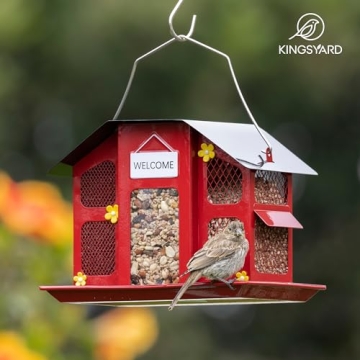 Durable Kingsyard Wild Bird Feeder - Attract Beautiful Birds