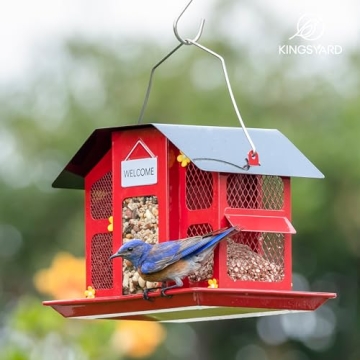 Durable Kingsyard Wild Bird Feeder - Attract Beautiful Birds