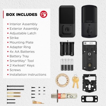Kwikset Halo Smart Lock with Wi-Fi & Touchscreen Control