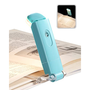 DEWENWILS USB Rechargeable Book Light - Adjustable Brightness & Clip-On Design for Reading