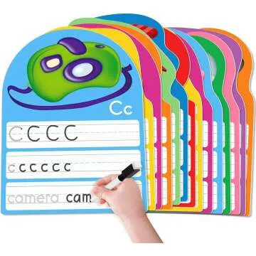 Double-Sided Handwriting Cards for Kids - 26 Pages