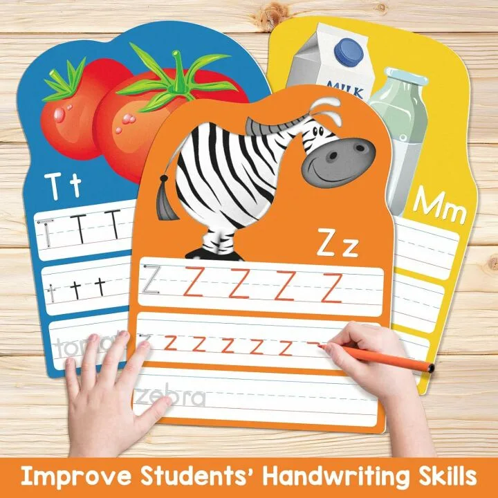 Double-Sided Handwriting Cards for Kids - 26 Pages
