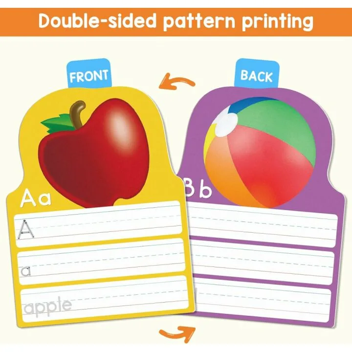 Double-Sided Handwriting Cards for Kids - 26 Pages