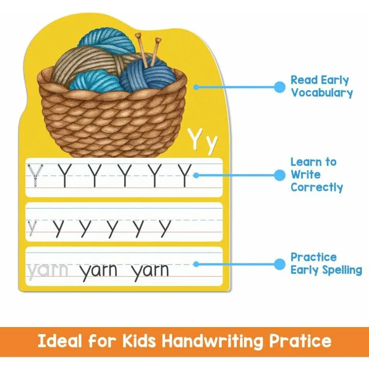 Double-Sided Handwriting Cards for Kids - 26 Pages