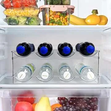 Spaclear 4 Pack Water Bottle Organizer for Easy Storage