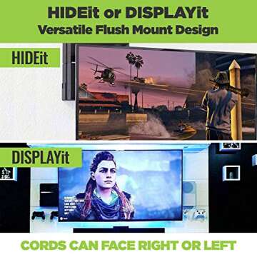 HIDEit Mounts 4 Bundle, Wall Mounts for Original PS4 and Controllers, Steel Mount for PS4 Original and 2 Controller Mounts to Safely Store Your PS4 and PlayStation Controller Near or Behind TV