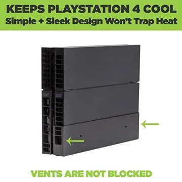 HIDEit Mounts 4 Bundle, Wall Mounts for Original PS4 and Controllers, Steel Mount for PS4 Original and 2 Controller Mounts to Safely Store Your PS4 and PlayStation Controller Near or Behind TV