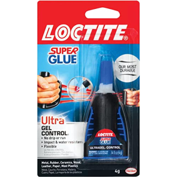 4 gm Loctite 1363589 Super Glue Ultra Gel Control - Precision Adhesive for Lasting Repairs