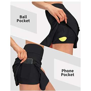 Stylish PERSIT Tennis Golf Skirt for Women Activewear