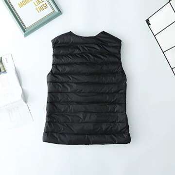 NEWFINE Women's Lightweight Puffer Vest for All Seasons