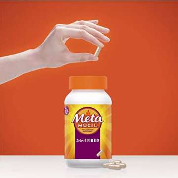 Metamucil Fiber Therapy for Regularity, Fiber Supplement, 170 Count (Pack of 2)