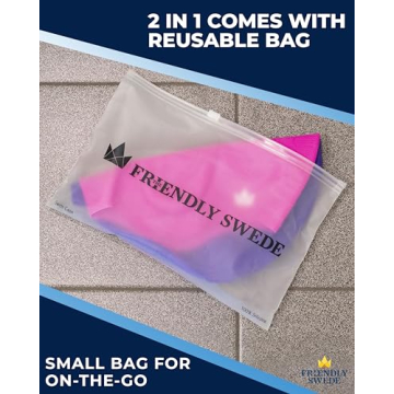 Silicone Swim Caps for Long Hair - Waterproof & Comfortable 2-Pack