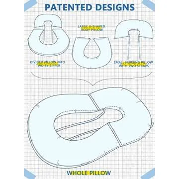 INSEN Reading Pillow, Back Pillow for Sitting in Bed for Reading, Nurse & Relax, Reading Pillow for Adults, Moms & Kids, Sit Up Pillow for Bed, Upgrade Navy Blue