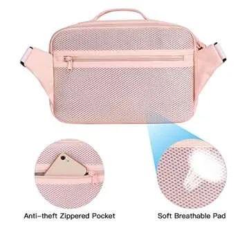 MOSISO Camera Shoulder Bag Case Crossbody Sling Purse, DSLR/SLR/Mirrorless Compact Padded Photography Handbag with Rain Cover Compatible with Canon/Nikon/Sony Cameras and Lenses, Pink