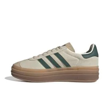 Adidas Bold WMNS Shoes, Cream White/Collegiate Green/Magic Beige, Size 7.5