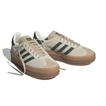 Adidas Bold WMNS Shoes, Cream White/Collegiate Green/Magic Beige, Size 7.5