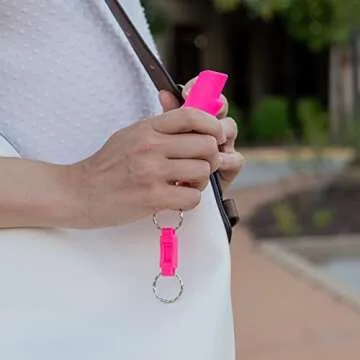 SABRE Pepper Spray with Quick Release Keychain and Support for Charity