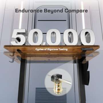 Marsail Standing Desk Adjustable Height Home Office Desk,‎48x24 Inch Electric Standing Desk, Stand up Desk with Storage Bag,Headphone Hook for Computer Workstations Desk Memory Preset