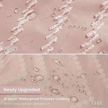 Chic Siiluminisoy Pink Boho Shower Curtain for Modern Spaces