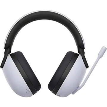 Sony-INZONE H7 Wireless Gaming Headset, Over-ear Headphones with 360 Spatial Sound, WH-G700,White
