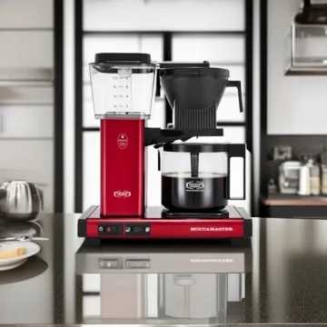 Moccamaster KBGV Select Coffee Maker in Candy Apple Red