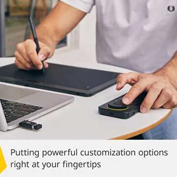 XENCELABS Quick Keys for Pen Tablet, Pen Displays, 40 Customizable Shortcut Keys, OLED Display, Used Wired or Wirelessly for macOS, Windows, Win-ARM and Linux