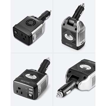 BESTEK 150W Power Inverter Portable Car Charger