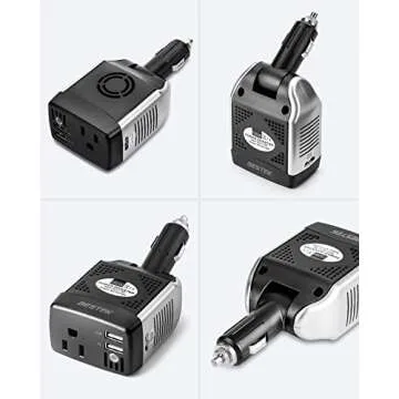 BESTEK 150W Power Inverter Portable Car Charger