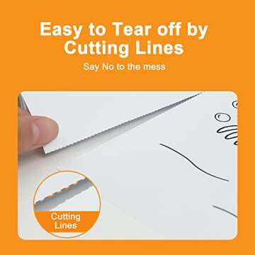 Coloring Paper Roll for Kids, Toddler Drawing Paper Roll, Squeaky Clean Sticky Wall Painting Stickers Set for Gift, 120 * 11.8 Inch Transportation