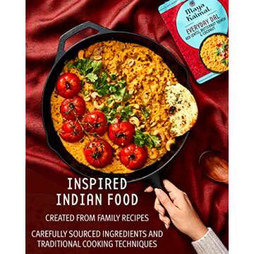 Maya Kaimal Foods - Organic Indian Everyday Dal - 6 pack variety of 10oz Ready to Eat Meals - Fully Cooked - Vegan - Kosher - Microwavable - made from Lentils, Beans, Squash, Coconut, Peas