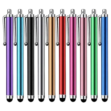 Stylus Pen [10 Pack] Universal Capacitive Touch Screen Pens for Tablets, iPad Mini, iPad Pro, iPad A...