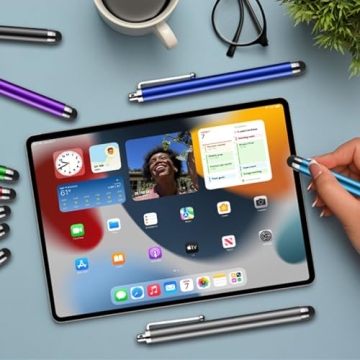 Stylus Pen Pack for Tablets & Smartphones - 10 Colors