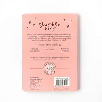 Slumberkins 14" Otter Kin & Board Book Set | Promotes Family Bonding, Building Connections & Acceptance | Social Emotional Learning Soft Plush Animal Toy Gift Set for Babies & Toddlers, Ages 0+