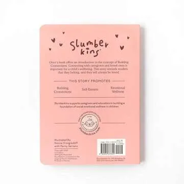 Slumberkins 14" Otter Kin & Board Book Set | Promotes Family Bonding, Building Connections & Acceptance | Social Emotional Learning Soft Plush Animal Toy Gift Set for Babies & Toddlers, Ages 0+