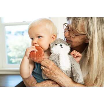 Slumberkins 14" Otter Kin & Board Book Set | Promotes Family Bonding, Building Connections & Acceptance | Social Emotional Learning Soft Plush Animal Toy Gift Set for Babies & Toddlers, Ages 0+