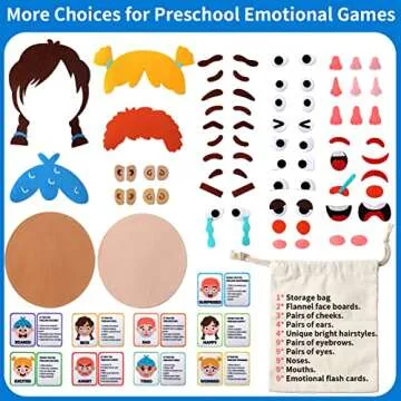 Craftstory 86 Pcs Sensory Learning Toys for Kids