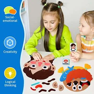 Craftstory 86 Pcs Sensory Learning Toys for Kids