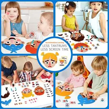 Craftstory 86 Pcs Sensory Learning Toys for Kids