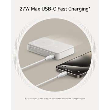 Anker MagGo 15W Fast MagSafe Power Bank for iPhone 15