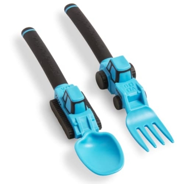 Dinneractive Construction Utensils for Toddlers – Fun & Safe Mealtime