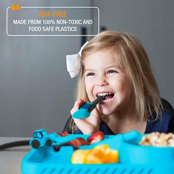 Dinneractive Construction Utensils for Toddlers Fun Mealtime