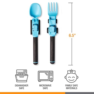 Dinneractive Construction Utensils for Toddlers Fun Mealtime