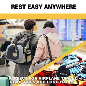 BCOZIN Travel Pillow with Chin Support for Comfort