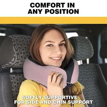 BCOZIN Travel Pillow with Chin Support for Comfort