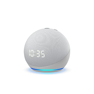 Echo Dot 4th Gen Smart Speaker with Clock and Alexa