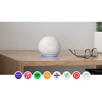 Echo Dot 4th Gen Smart Speaker with Clock and Alexa