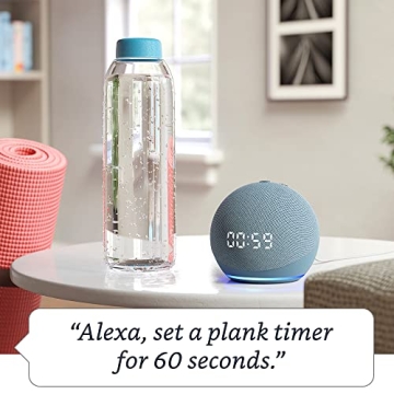 Echo Dot 4th Gen Smart Speaker with Clock and Alexa