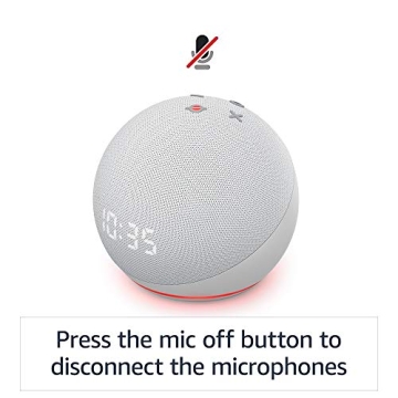 Echo Dot 4th Gen Smart Speaker with Clock and Alexa